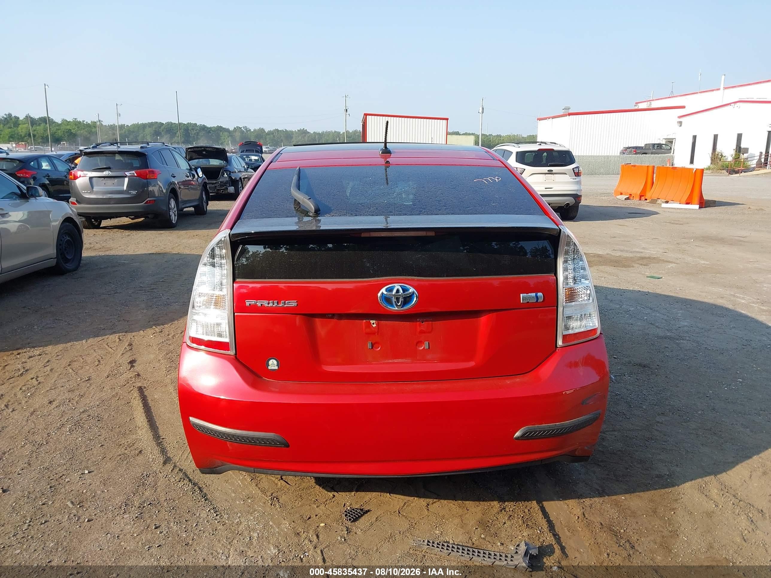 2011 Toyota Prius Three Red vin: JTDKN3DU8B5339300