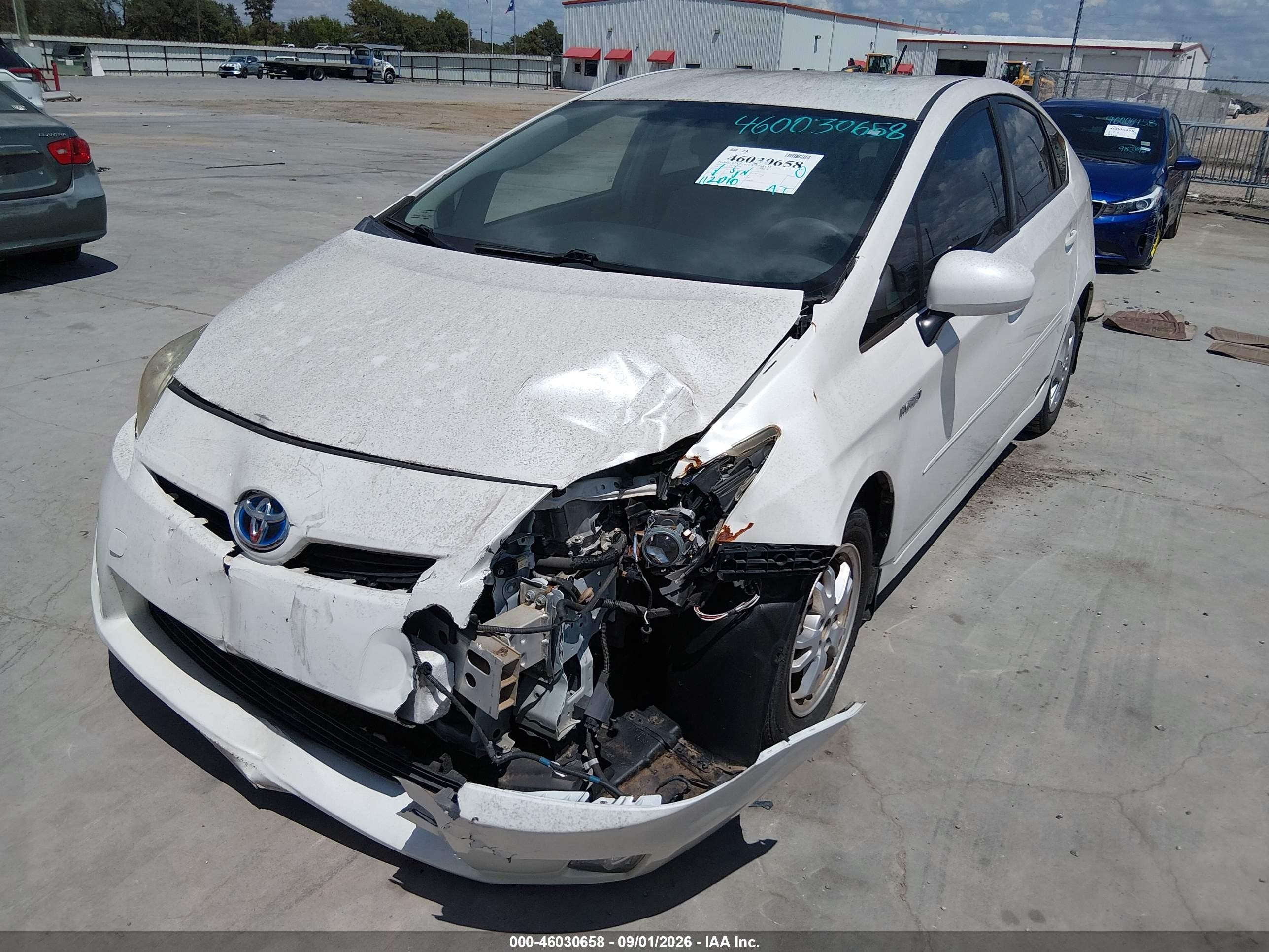 2011 Toyota Prius Two White vin: JTDKN3DU8B5348885