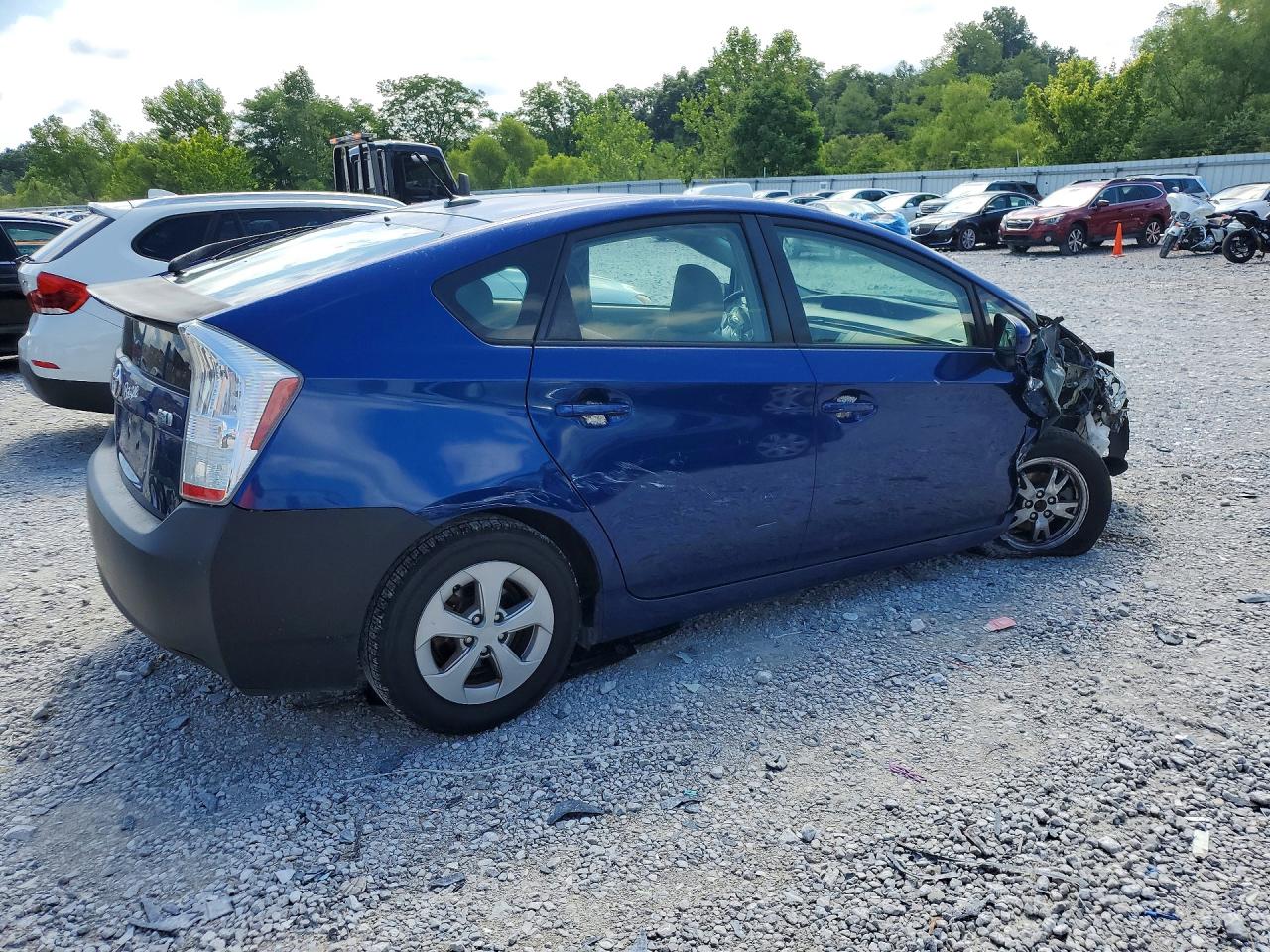 2011 Toyota Prius Two Blue vin: JTDKN3DU8B5355271