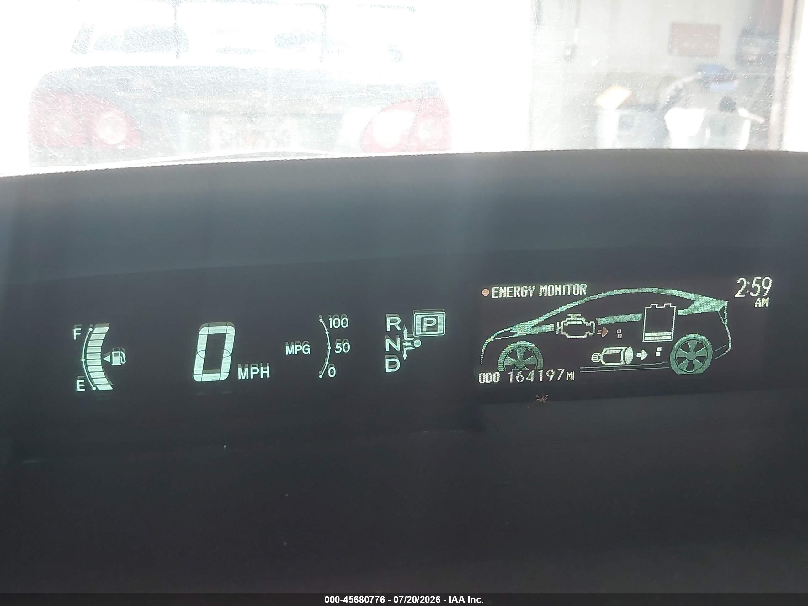 2011 Toyota Prius Two Red vin: JTDKN3DU8B5373494