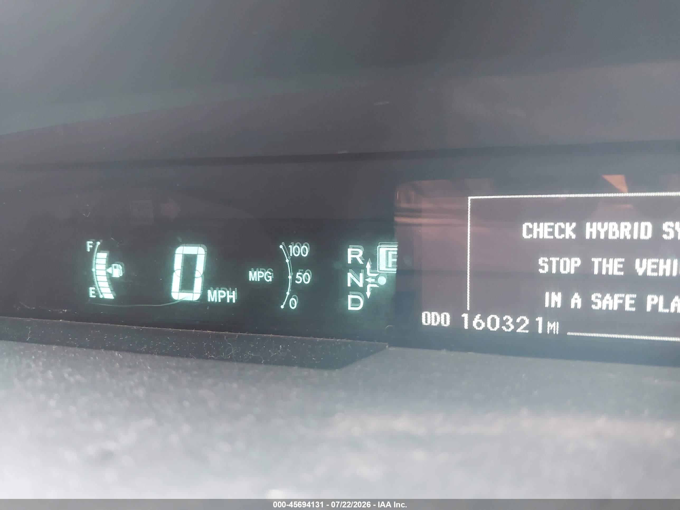 2012 Toyota Prius Two Red vin: JTDKN3DU8C0334970