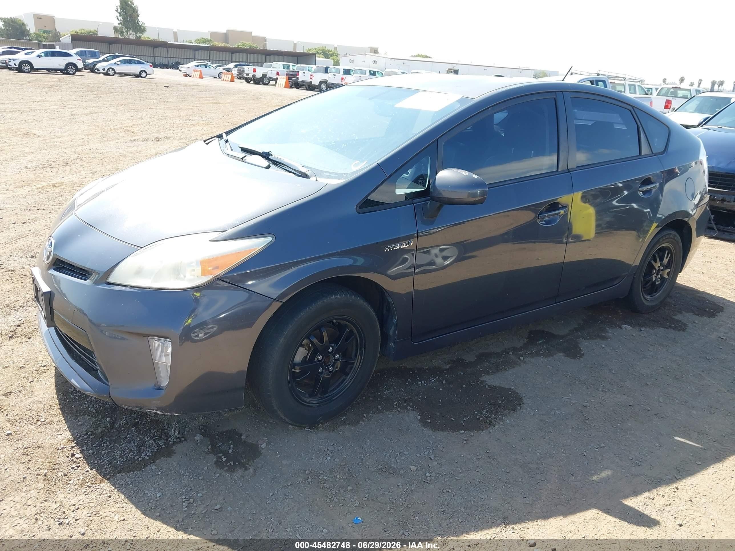 2012 Toyota Prius Four Gray vin: JTDKN3DU8C1493885