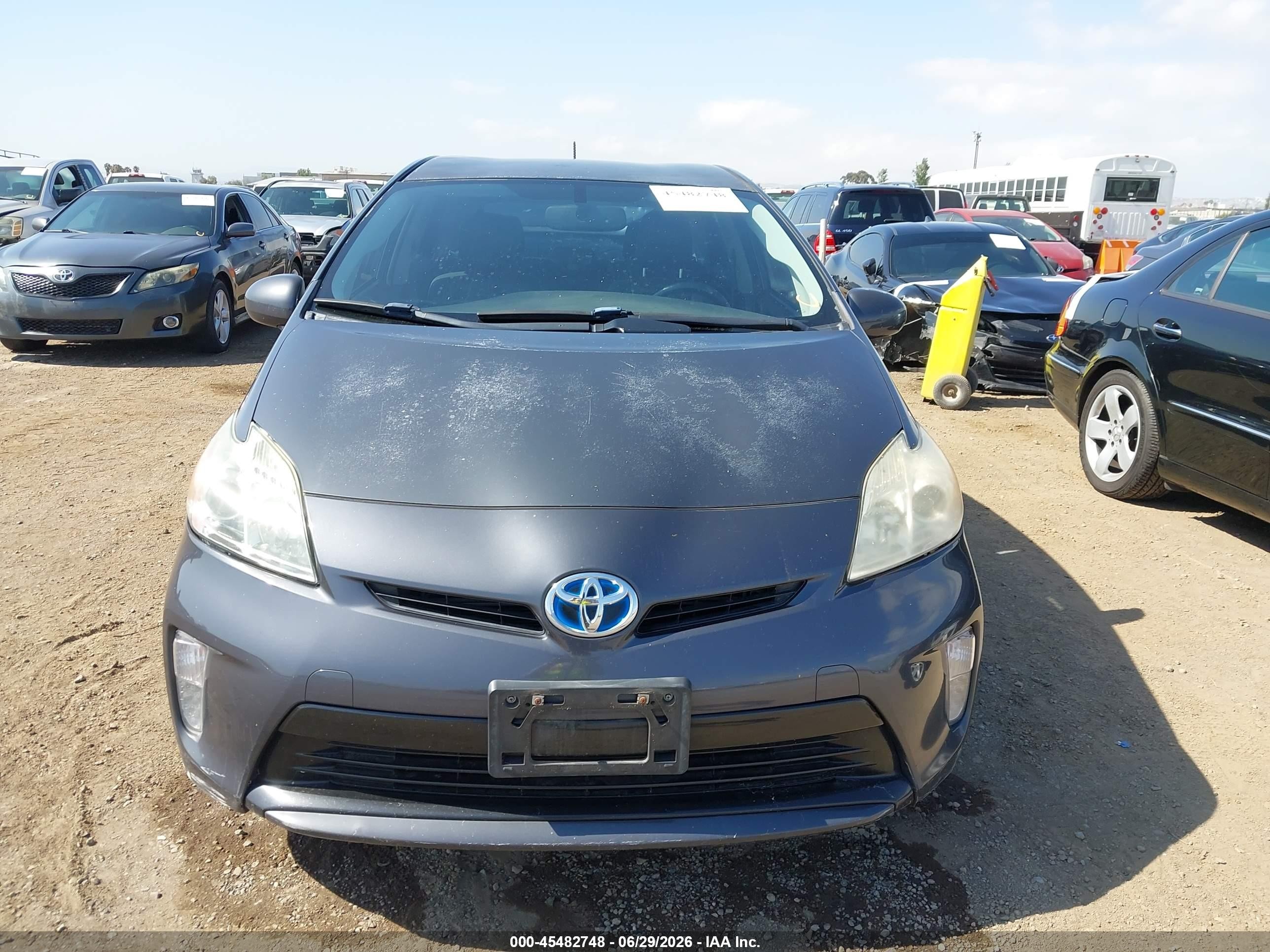 2012 Toyota Prius Four Gray vin: JTDKN3DU8C1493885