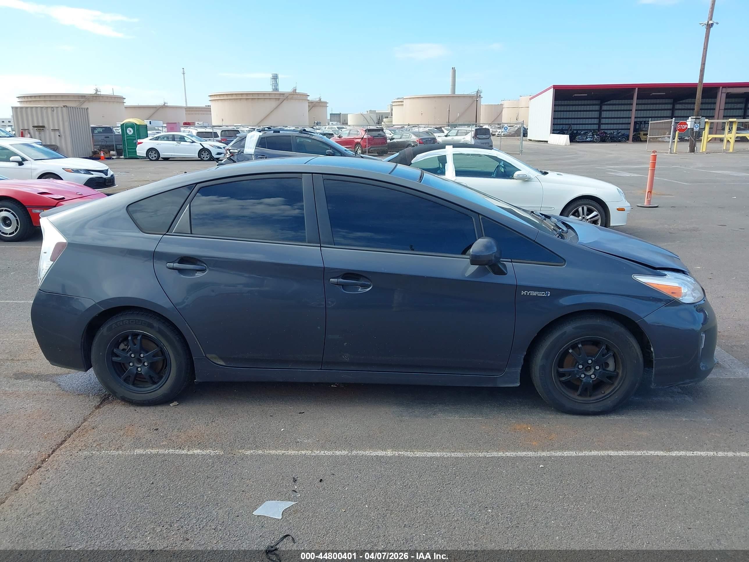 2012 Toyota Prius Five/four/one/three/two Black vin: JTDKN3DU8C1500396