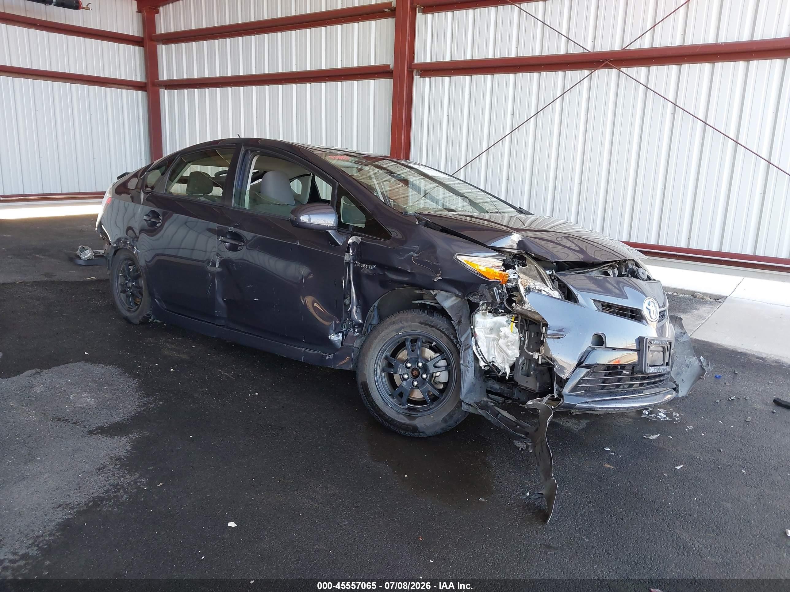 2012 Toyota Prius Two Gray vin: JTDKN3DU8C1551476