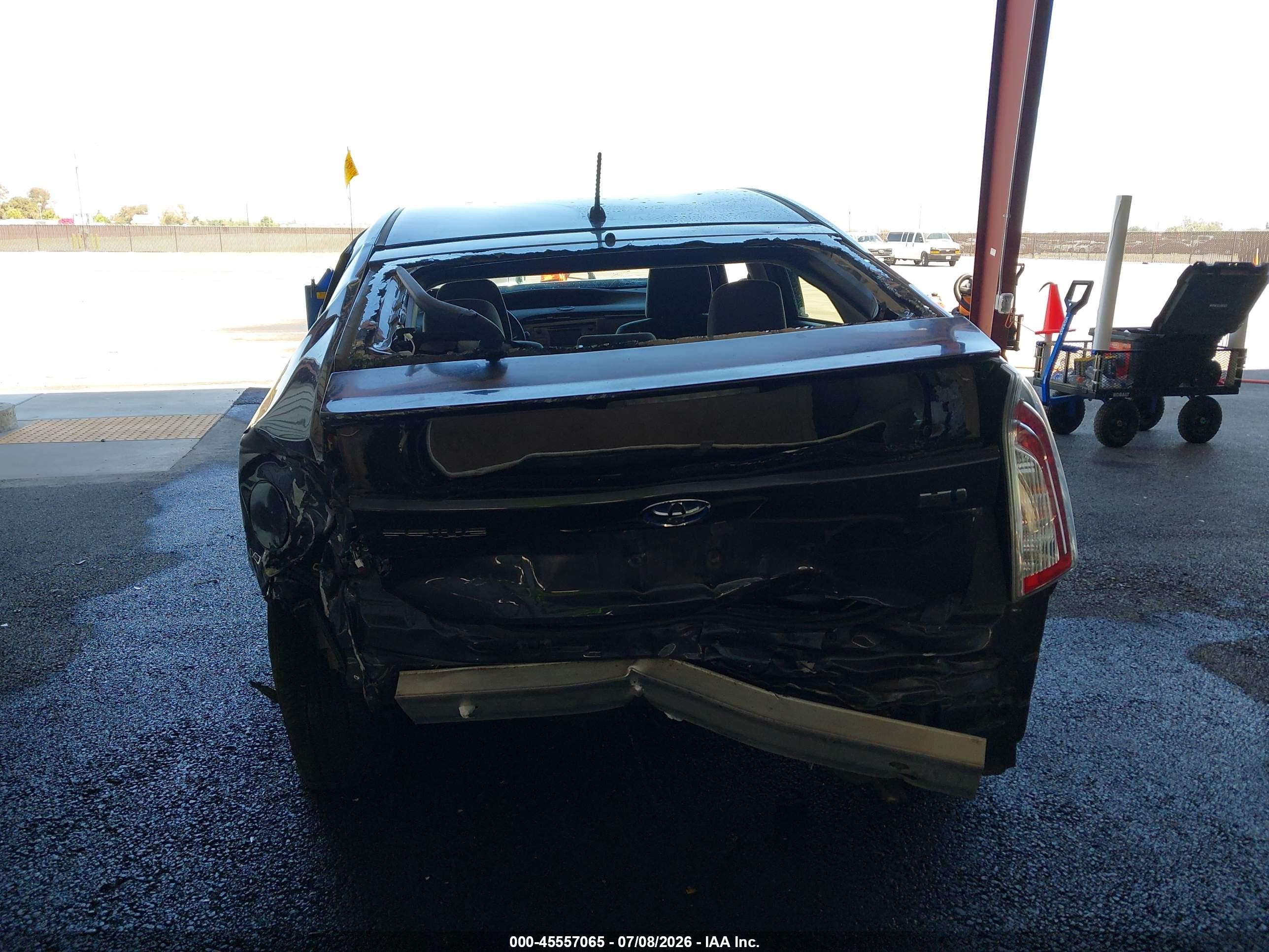 2012 Toyota Prius Two Gray vin: JTDKN3DU8C1551476