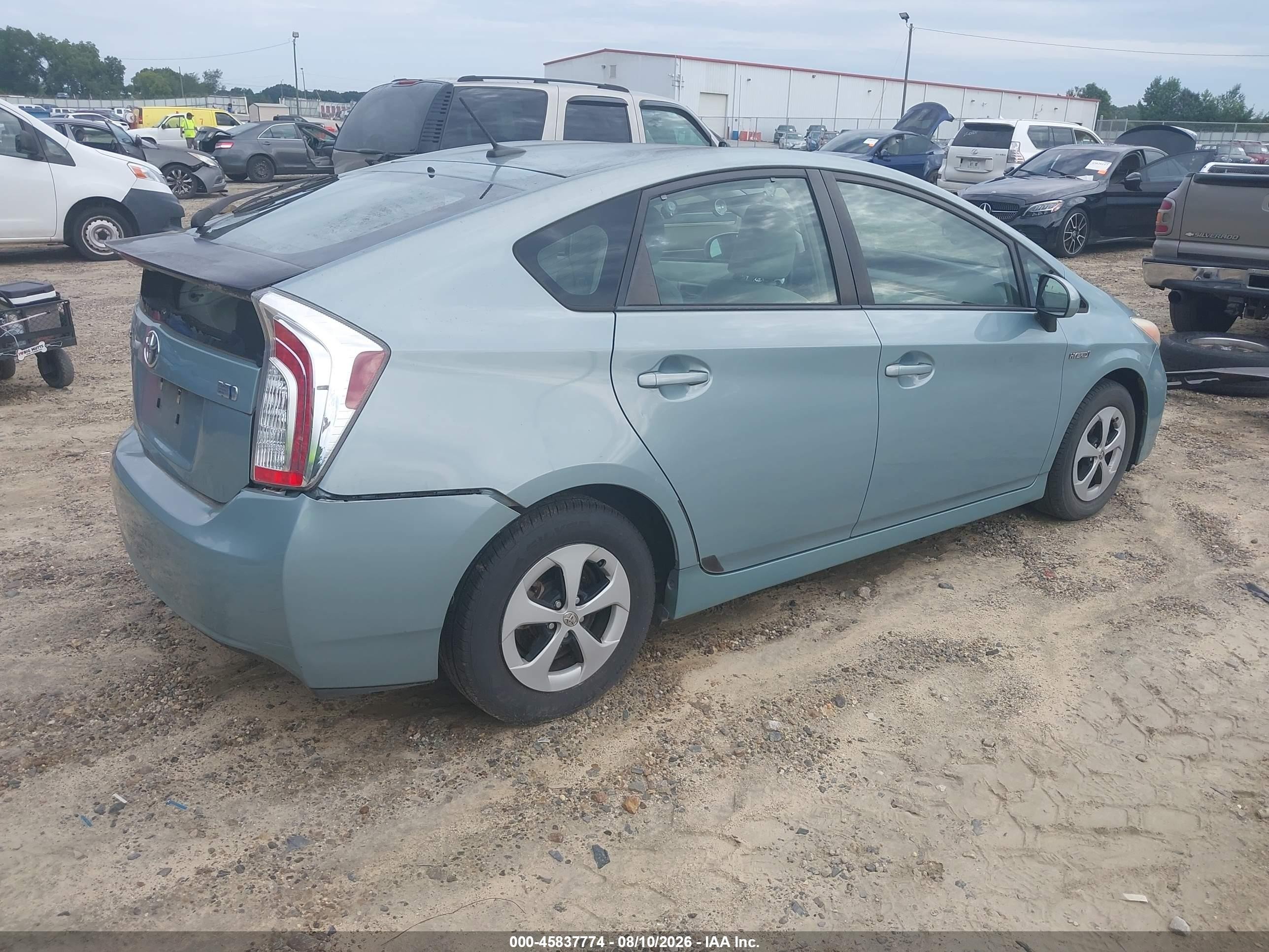 2012 Toyota Prius Three Green vin: JTDKN3DU8C5375215