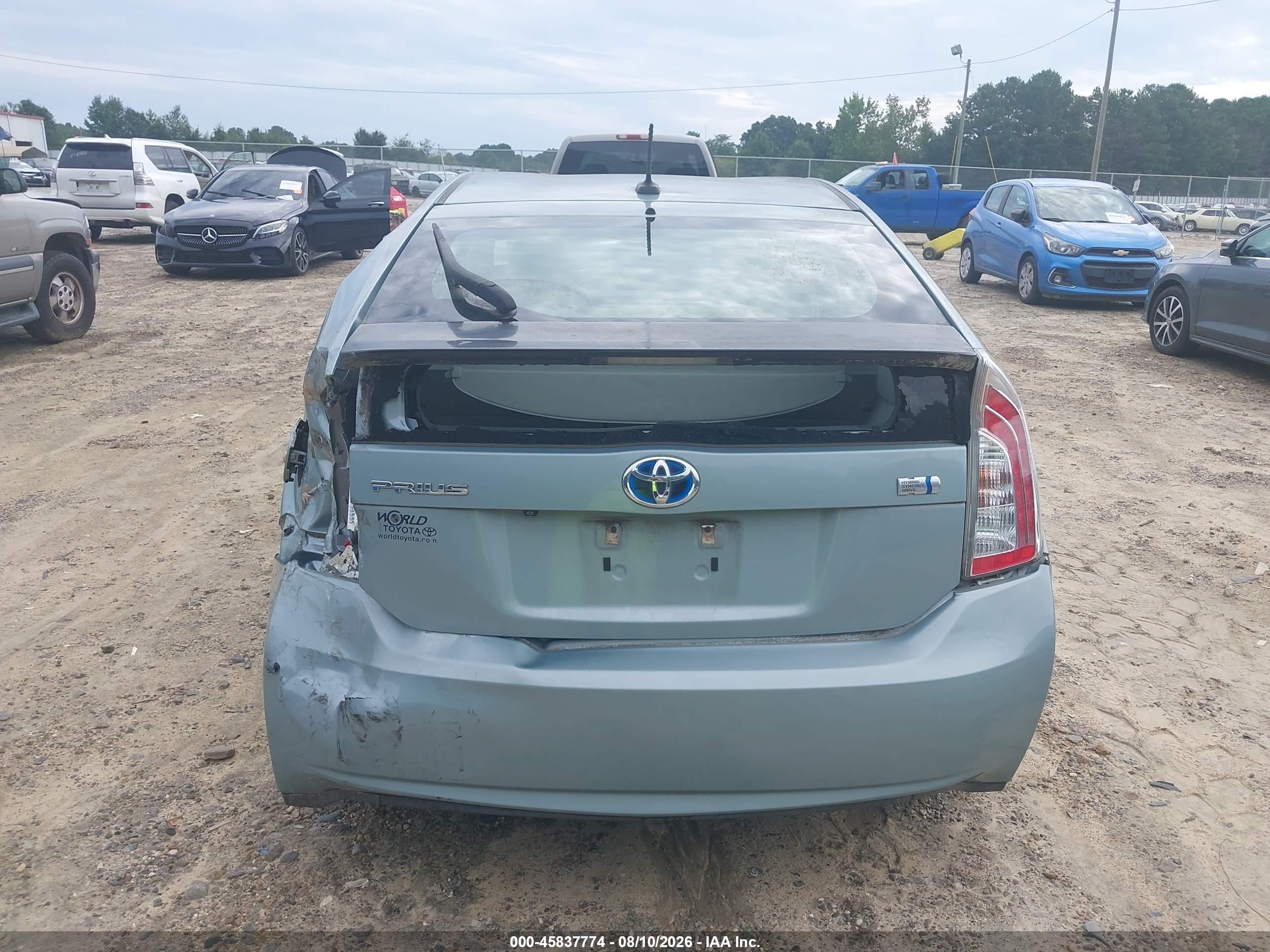 2012 Toyota Prius Three Green vin: JTDKN3DU8C5375215