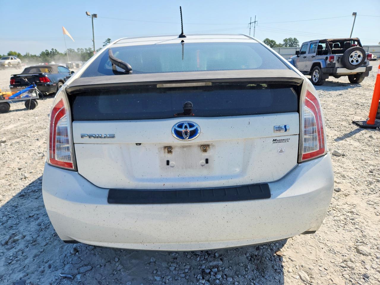 2012 Toyota Prius Four White vin: JTDKN3DU8C5404955