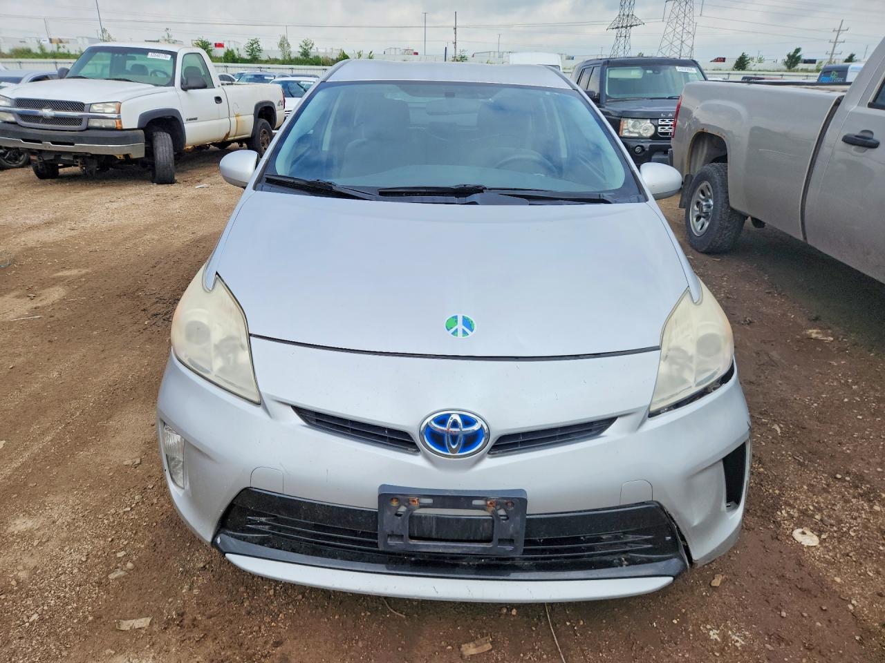 2012 Toyota Prius Two Silver vin: JTDKN3DU8C5409928