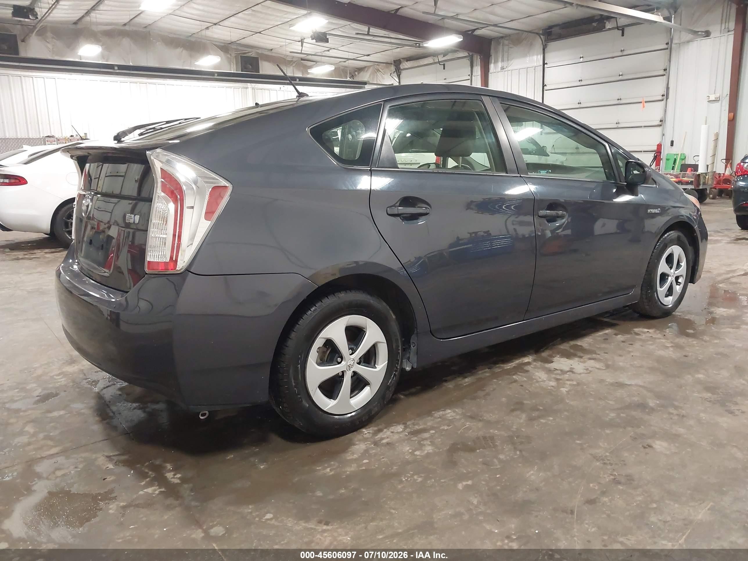 2012 Toyota Prius Two Gray vin: JTDKN3DU8C5420489