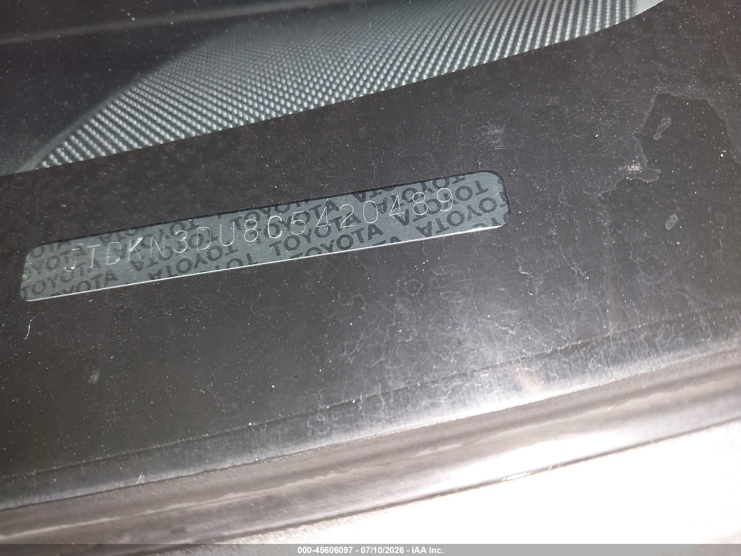 2012 Toyota Prius Two Gray vin: JTDKN3DU8C5420489