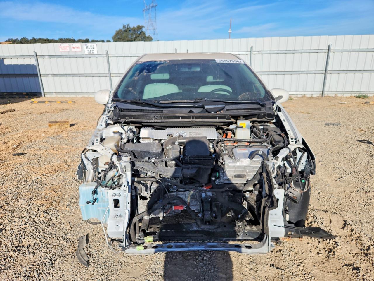 2012 Toyota Prius Two White vin: JTDKN3DU8C5477419