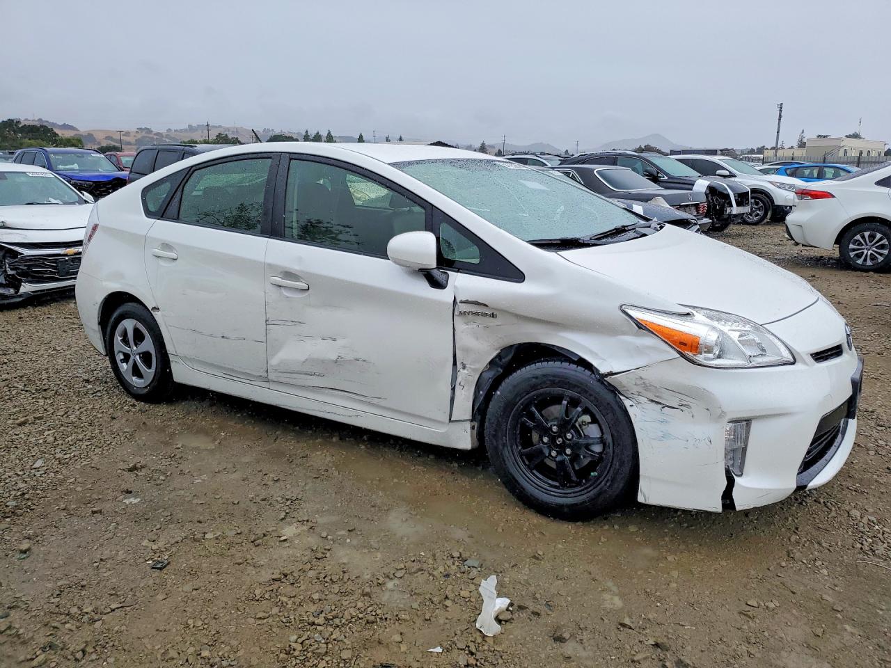 2012 Toyota Prius Four White vin: JTDKN3DU8C5486573