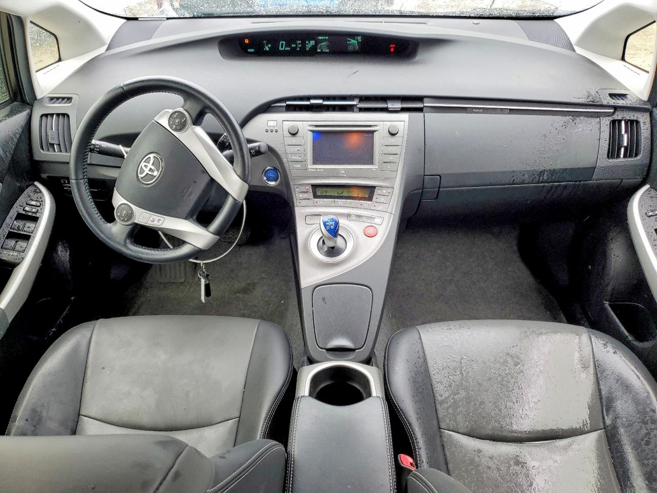 2012 Toyota Prius Four White vin: JTDKN3DU8C5486573