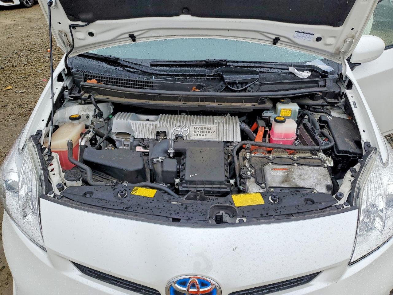 2012 Toyota Prius Four White vin: JTDKN3DU8C5486573
