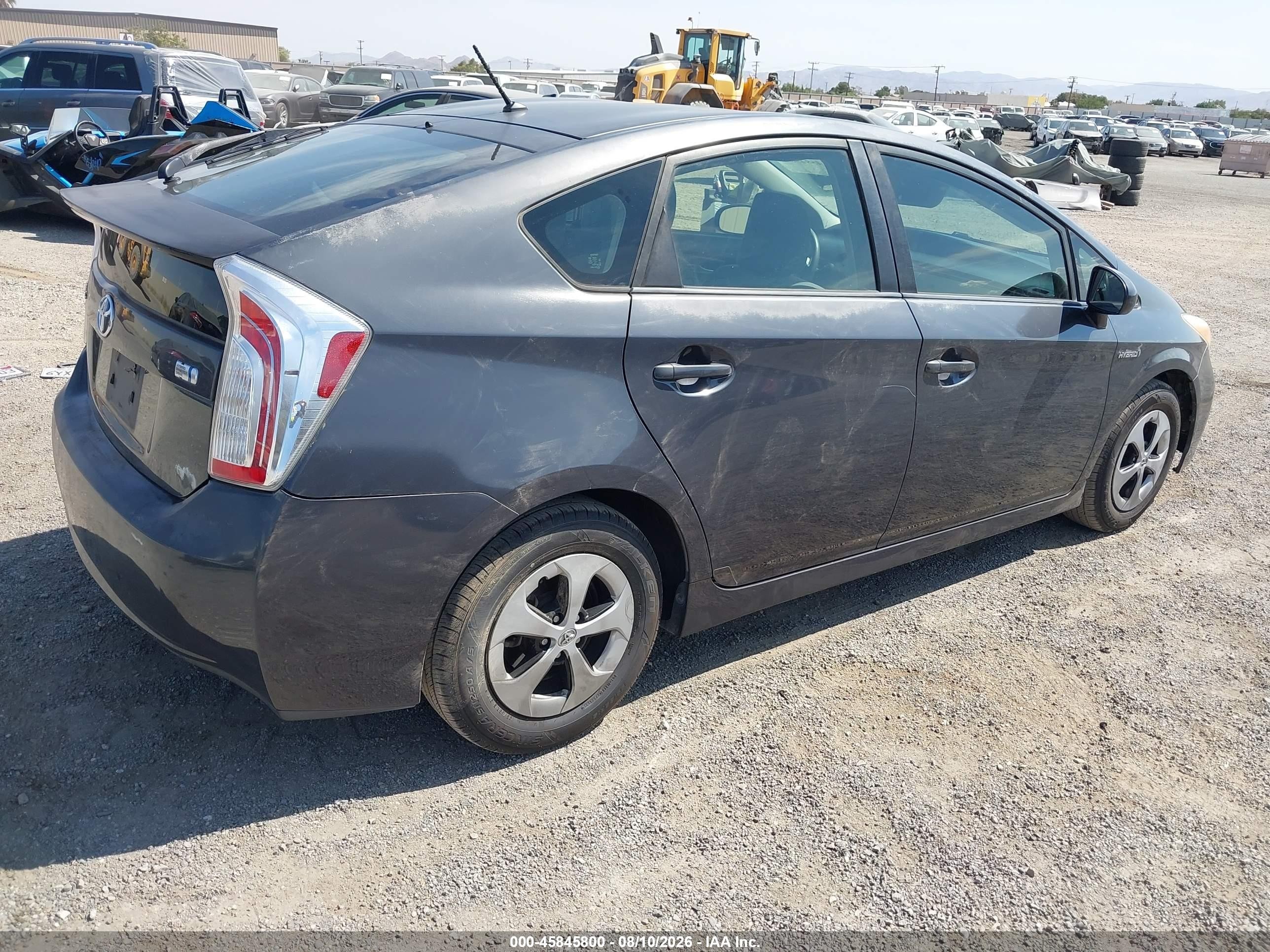 2012 Toyota Prius Two Серый vin: JTDKN3DU8C5520835
