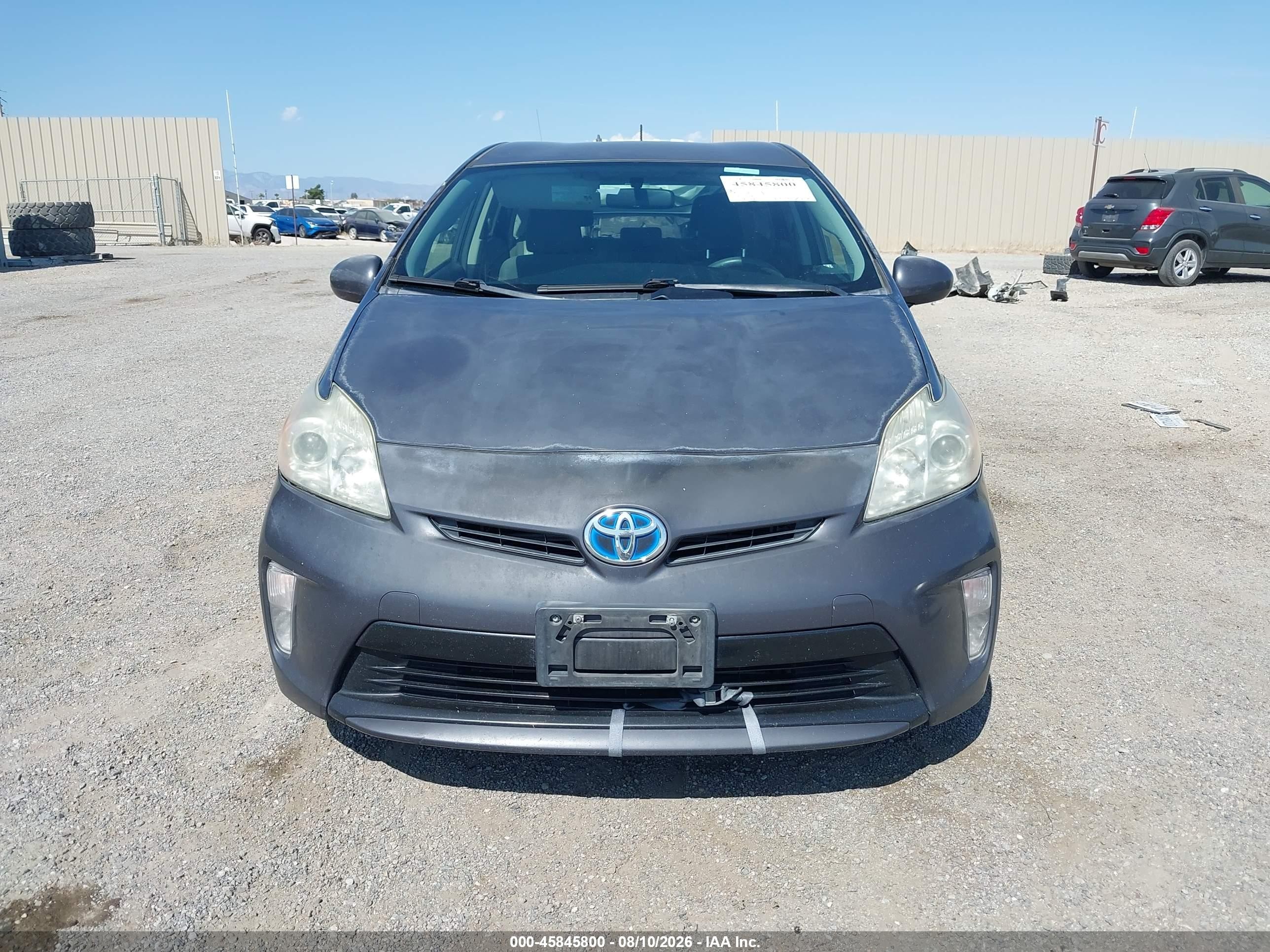 2012 Toyota Prius Two Серый vin: JTDKN3DU8C5520835
