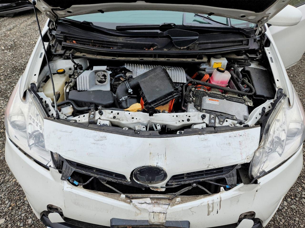 2012 Toyota Prius Three White vin: JTDKN3DU8C5524786