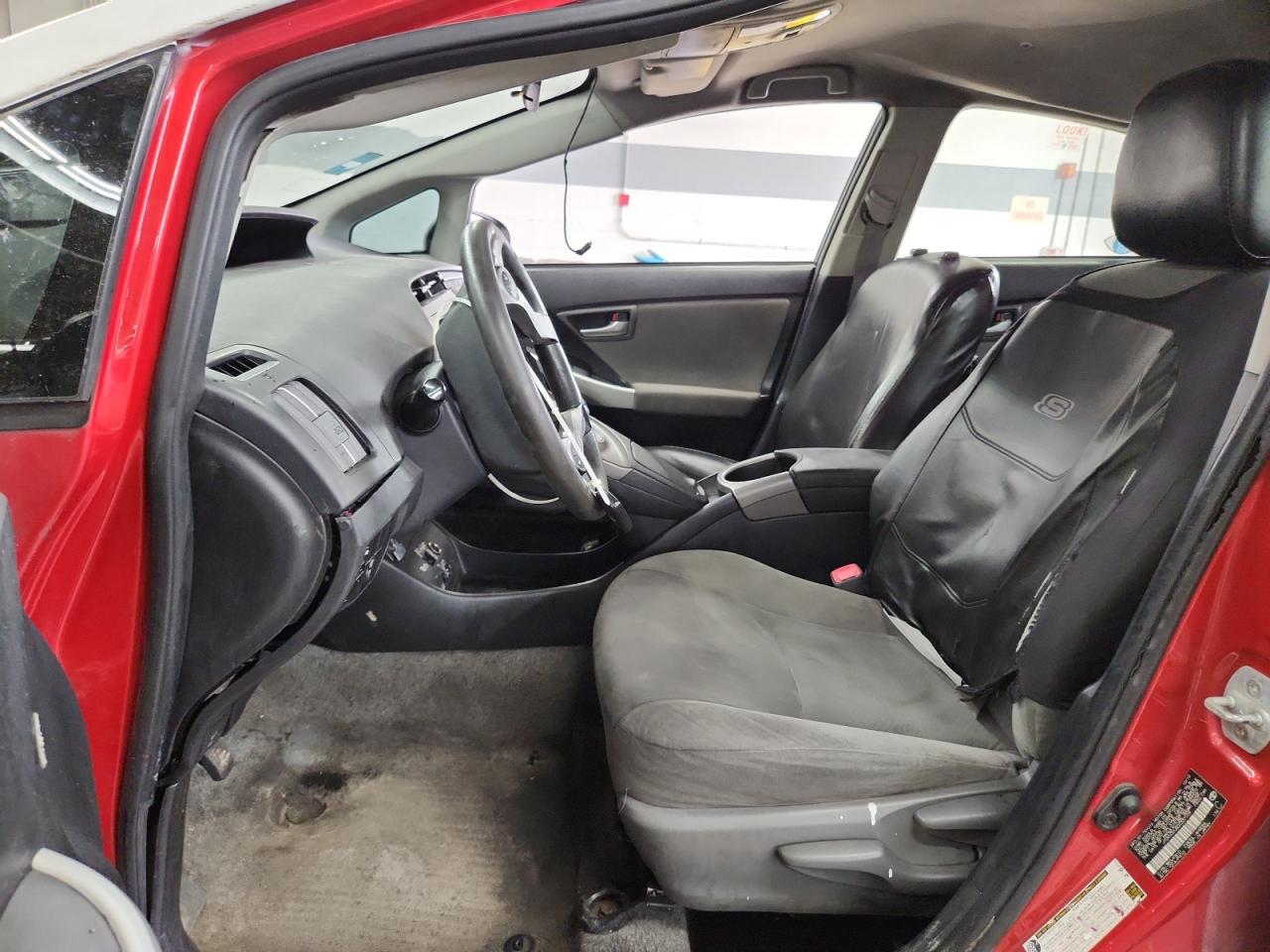 2013 Toyota Prius Two White vin: JTDKN3DU8D0337109 Damage: Headlining, Bent, Replacement Required