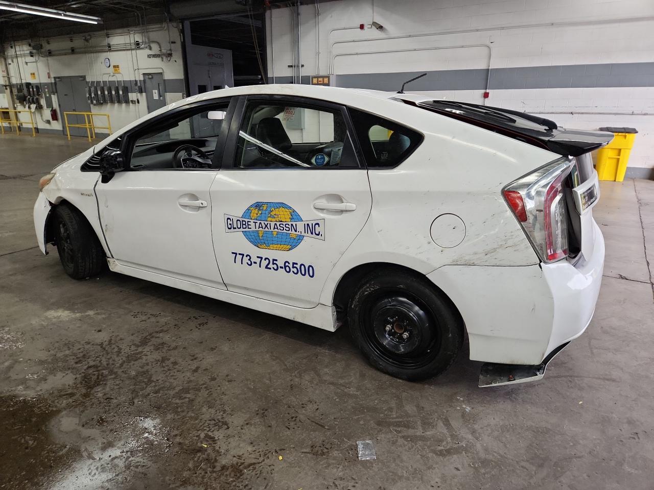 2013 Toyota Prius Two White vin: JTDKN3DU8D0337109 Damage: Left Qtr Panel, Chipped, 4