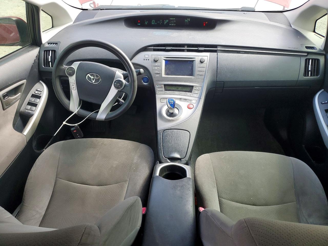 2013 Toyota Prius Two Red vin: JTDKN3DU8D0342455