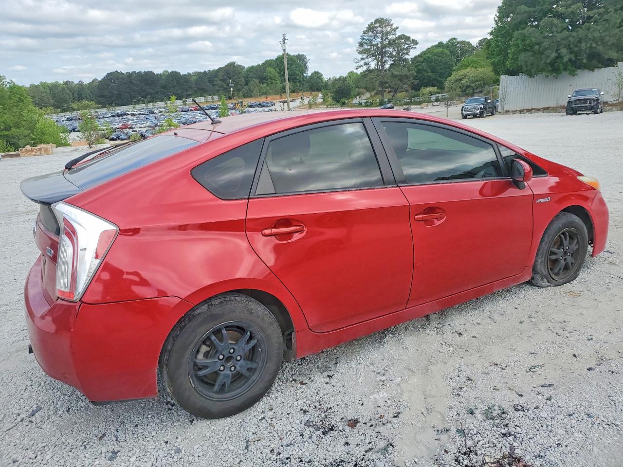 2013 Toyota Prius Two Red vin: JTDKN3DU8D0342455