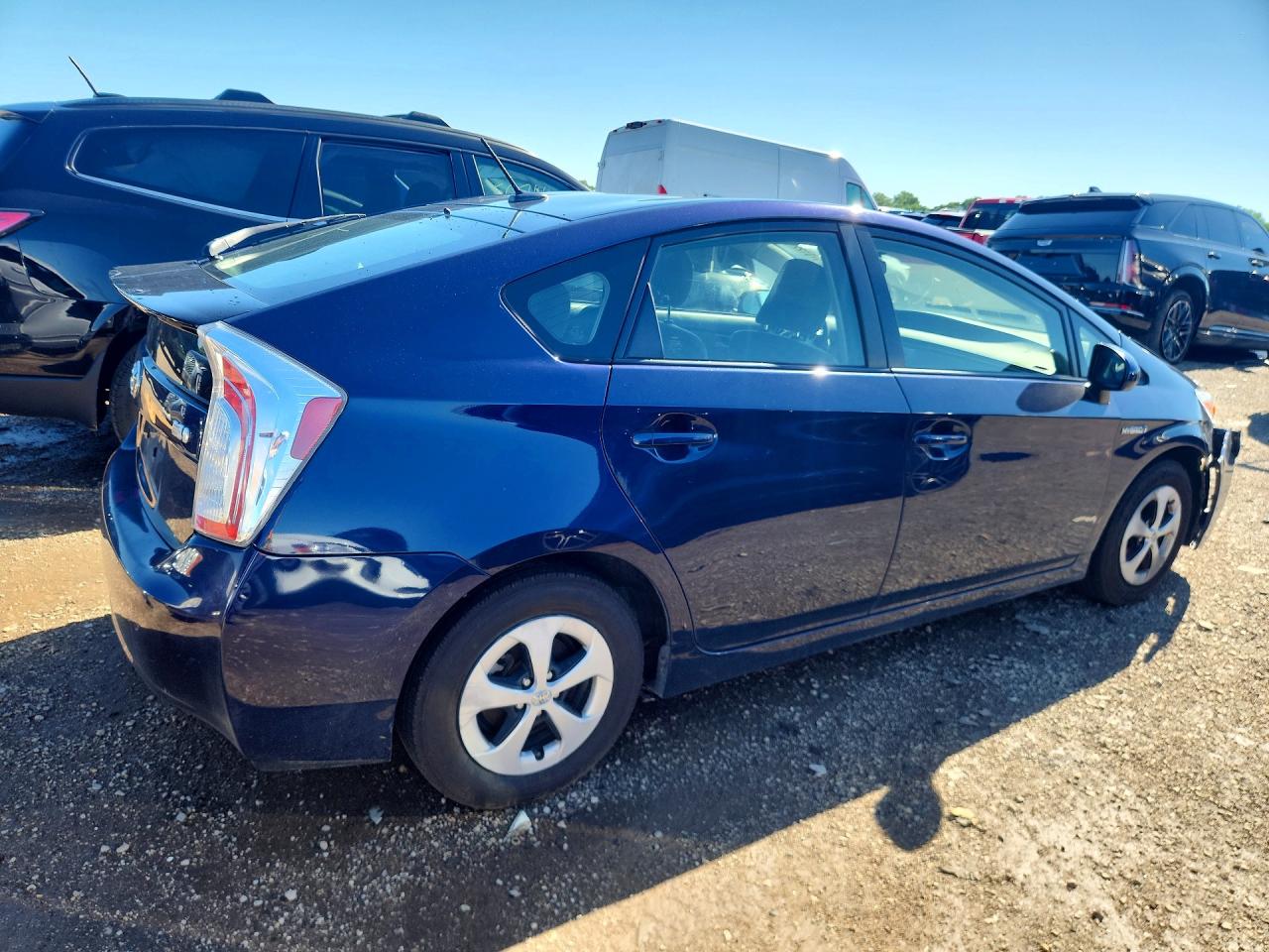 2013 Toyota Prius Three Blue vin: JTDKN3DU8D0343380