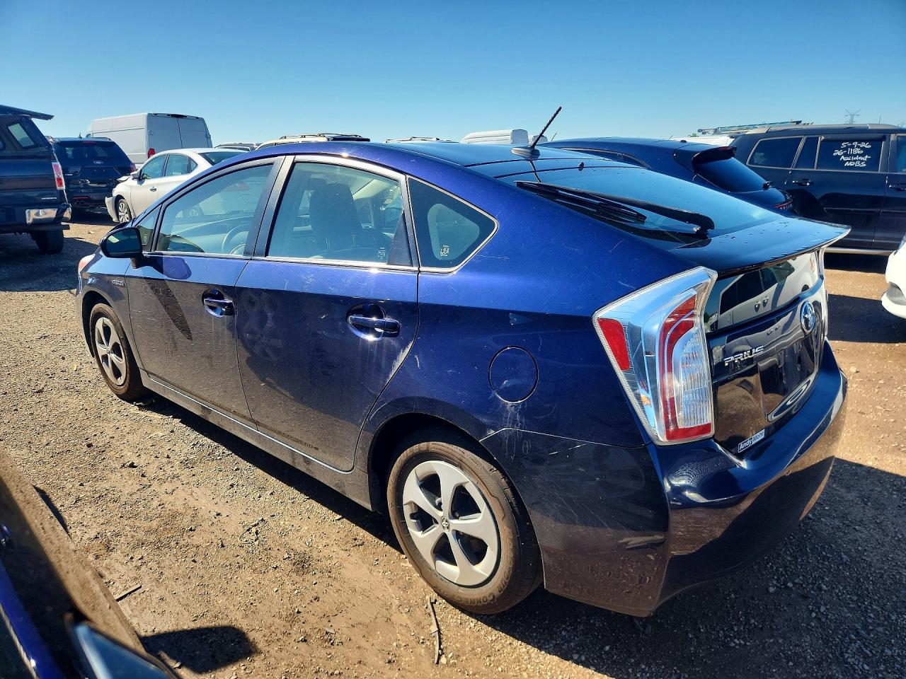 2013 Toyota Prius Three Blue vin: JTDKN3DU8D0343380