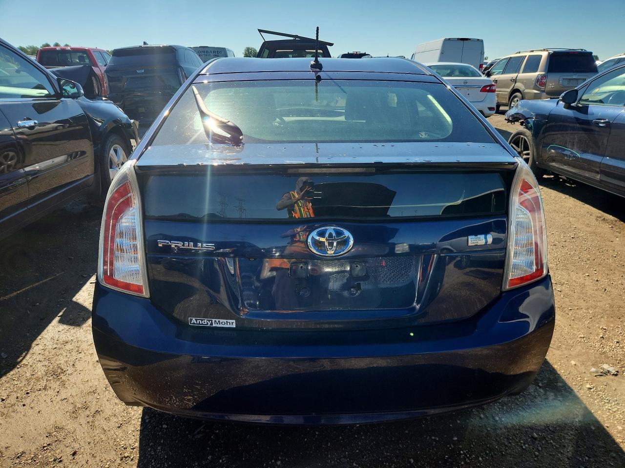 2013 Toyota Prius Three Blue vin: JTDKN3DU8D0343380