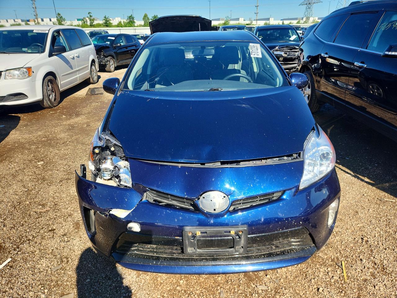 2013 Toyota Prius Three Blue vin: JTDKN3DU8D0343380