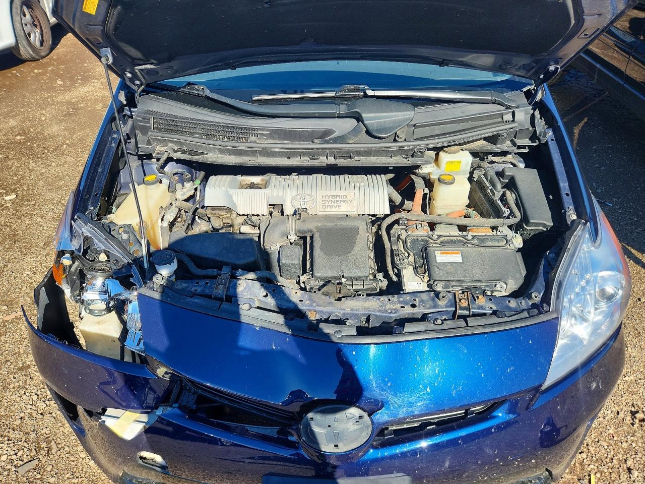 2013 Toyota Prius Three Blue vin: JTDKN3DU8D0343380