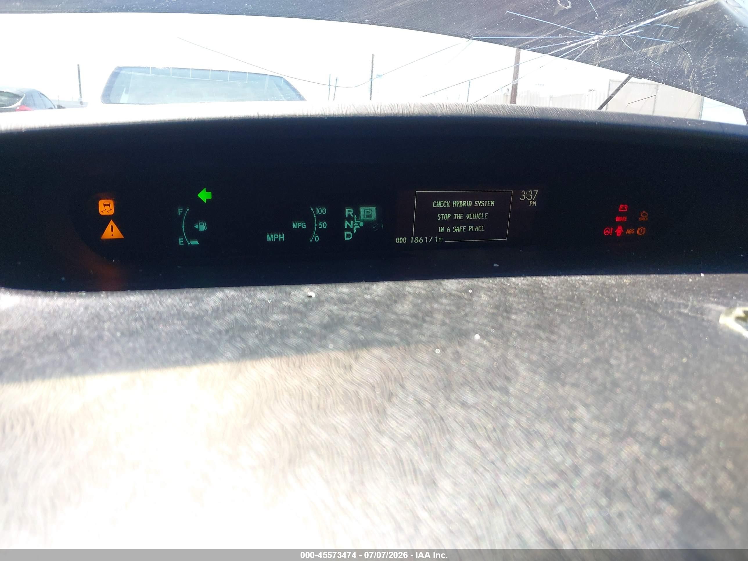 2013 Toyota Prius Two Blue vin: JTDKN3DU8D0343945