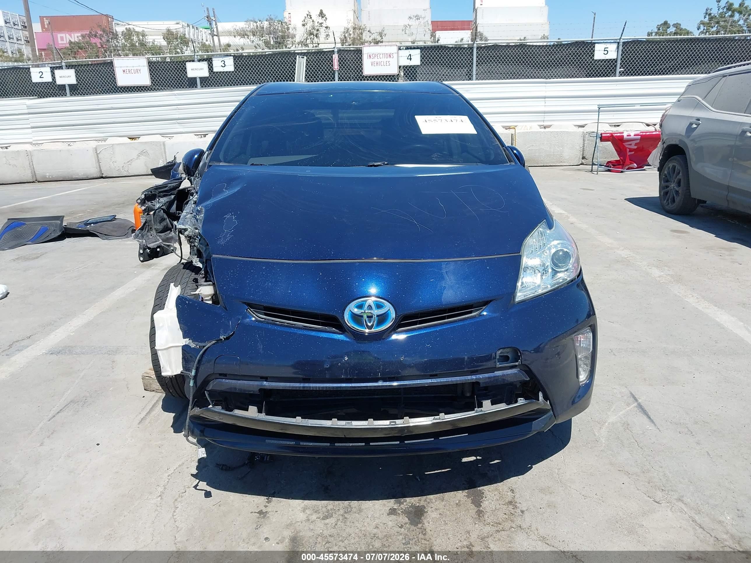 2013 Toyota Prius Two Blue vin: JTDKN3DU8D0343945