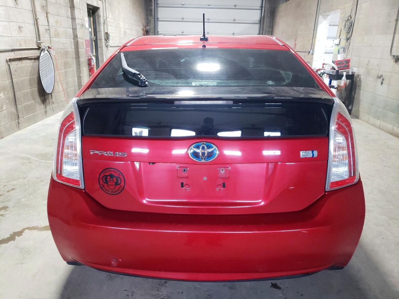 2013 Toyota Prius Three Red vin: JTDKN3DU8D0346652