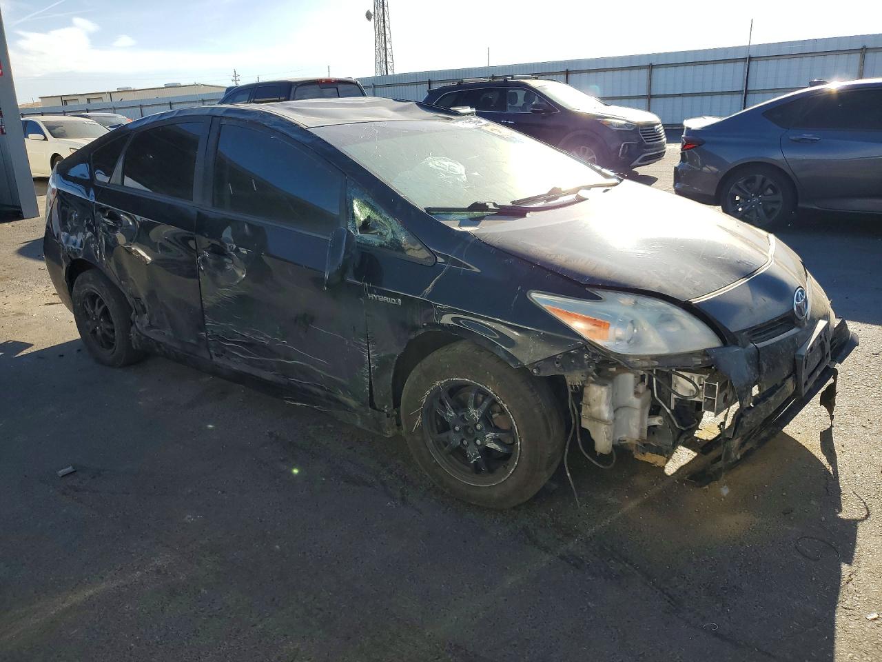 2013 Toyota Prius Two Black vin: JTDKN3DU8D0346764