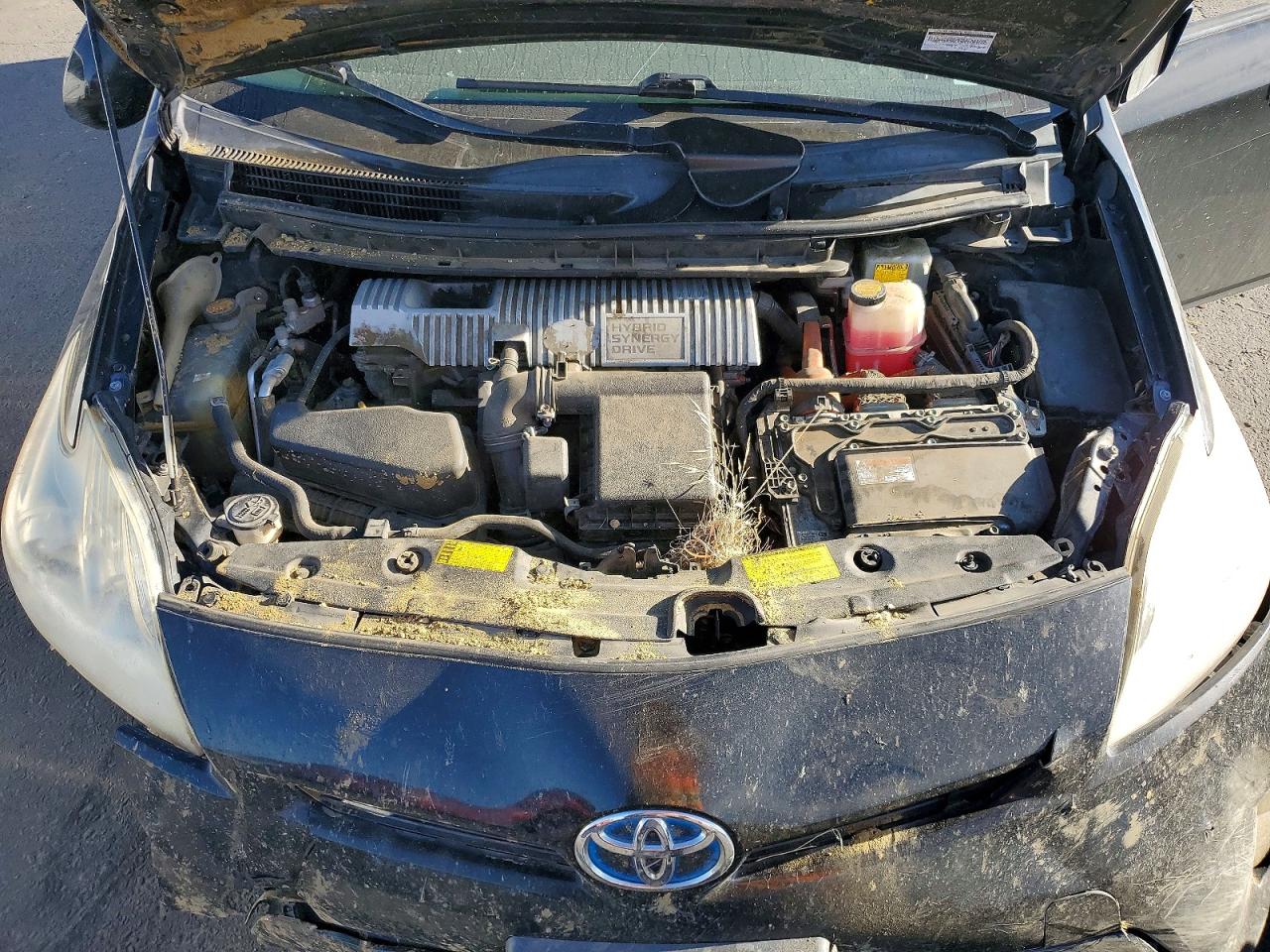 2013 Toyota Prius Two Black vin: JTDKN3DU8D0346764
