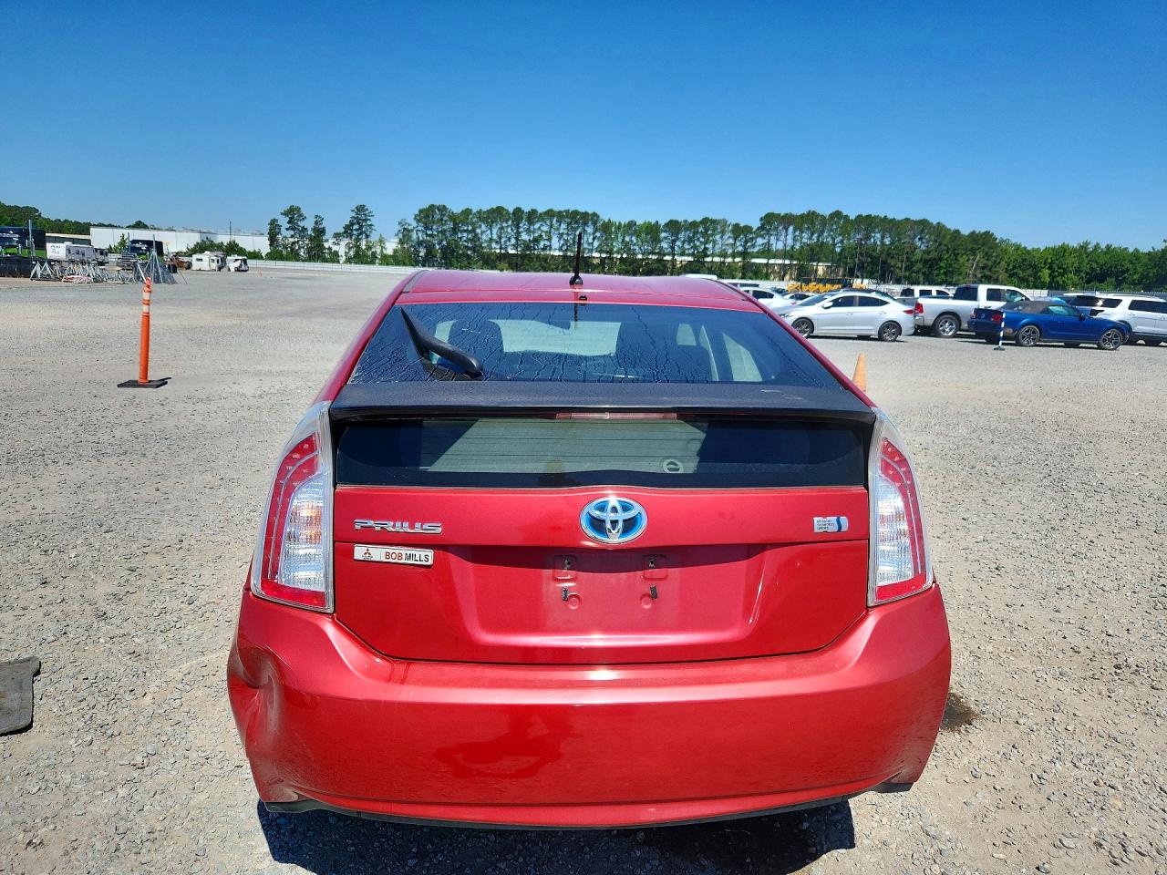 2013 Toyota Prius Two Burgundy vin: JTDKN3DU8D0348997