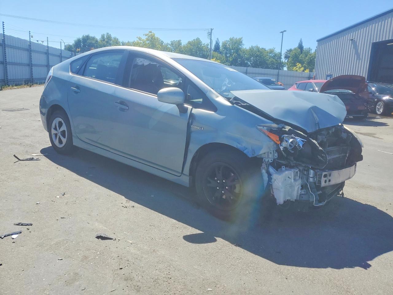 2013 Toyota Prius Four Turquoise vin: JTDKN3DU8D1621933