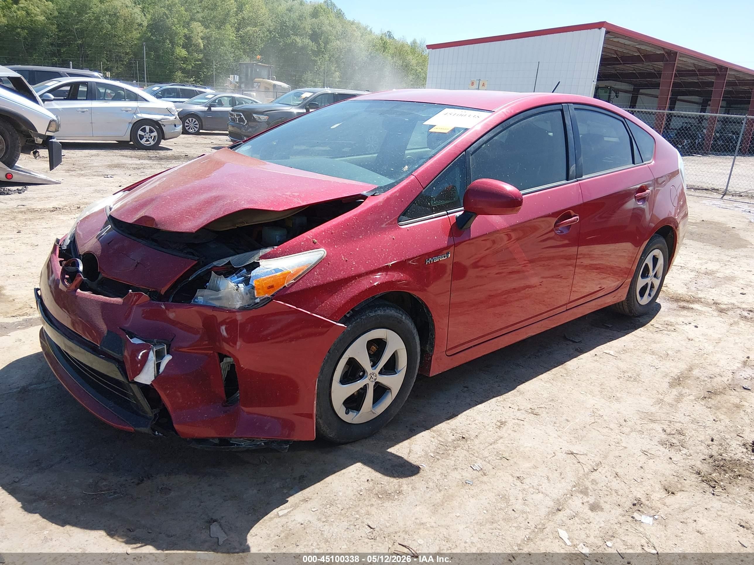 2013 Toyota Prius Four Red vin: JTDKN3DU8D1621981