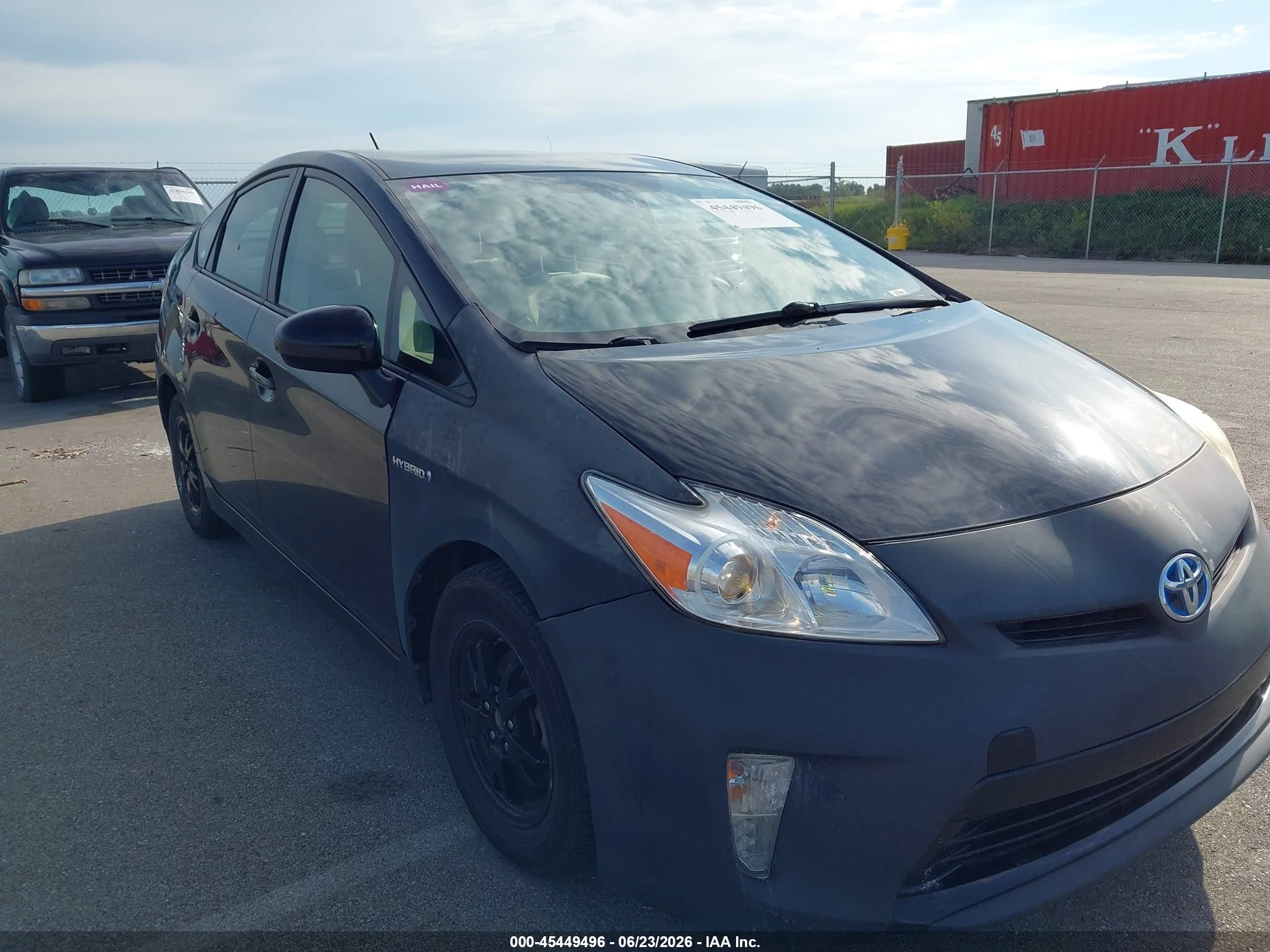 2013 Toyota Prius Three Black vin: JTDKN3DU8D1732837