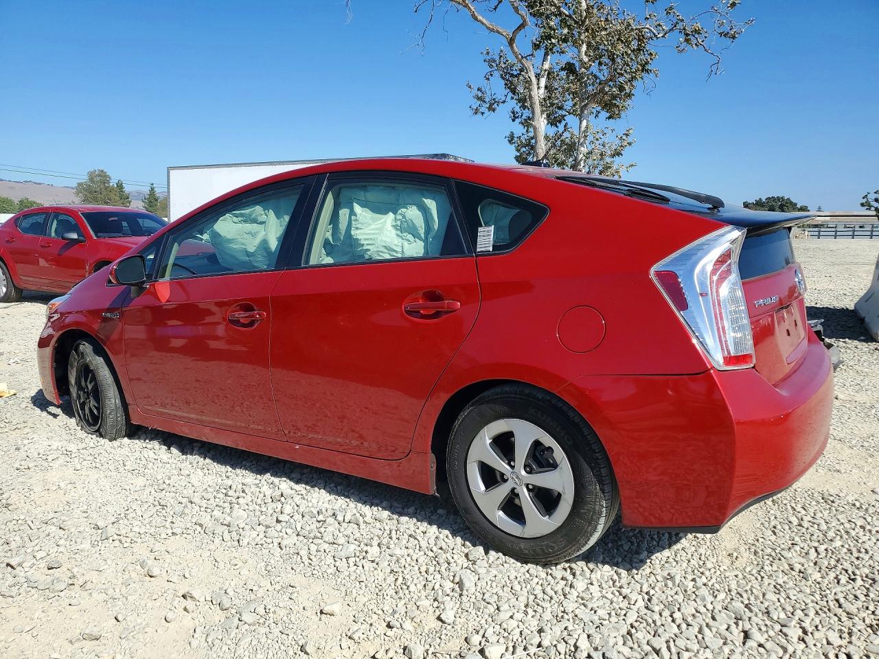 2013 Toyota Prius Three Red vin: JTDKN3DU8D5560432