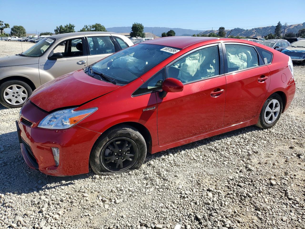 2013 Toyota Prius Three Red vin: JTDKN3DU8D5560432