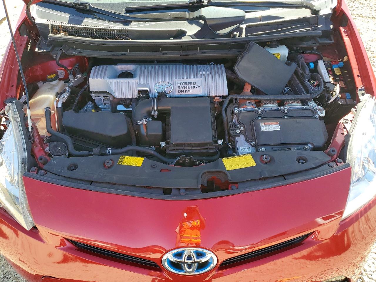 2013 Toyota Prius Three Red vin: JTDKN3DU8D5560432