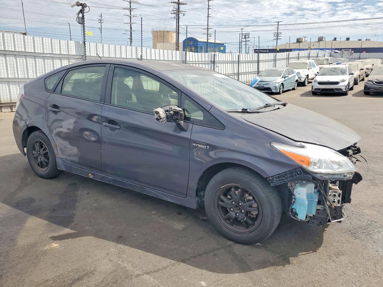 2013 Toyota Prius Three Gray vin: JTDKN3DU8D5581152