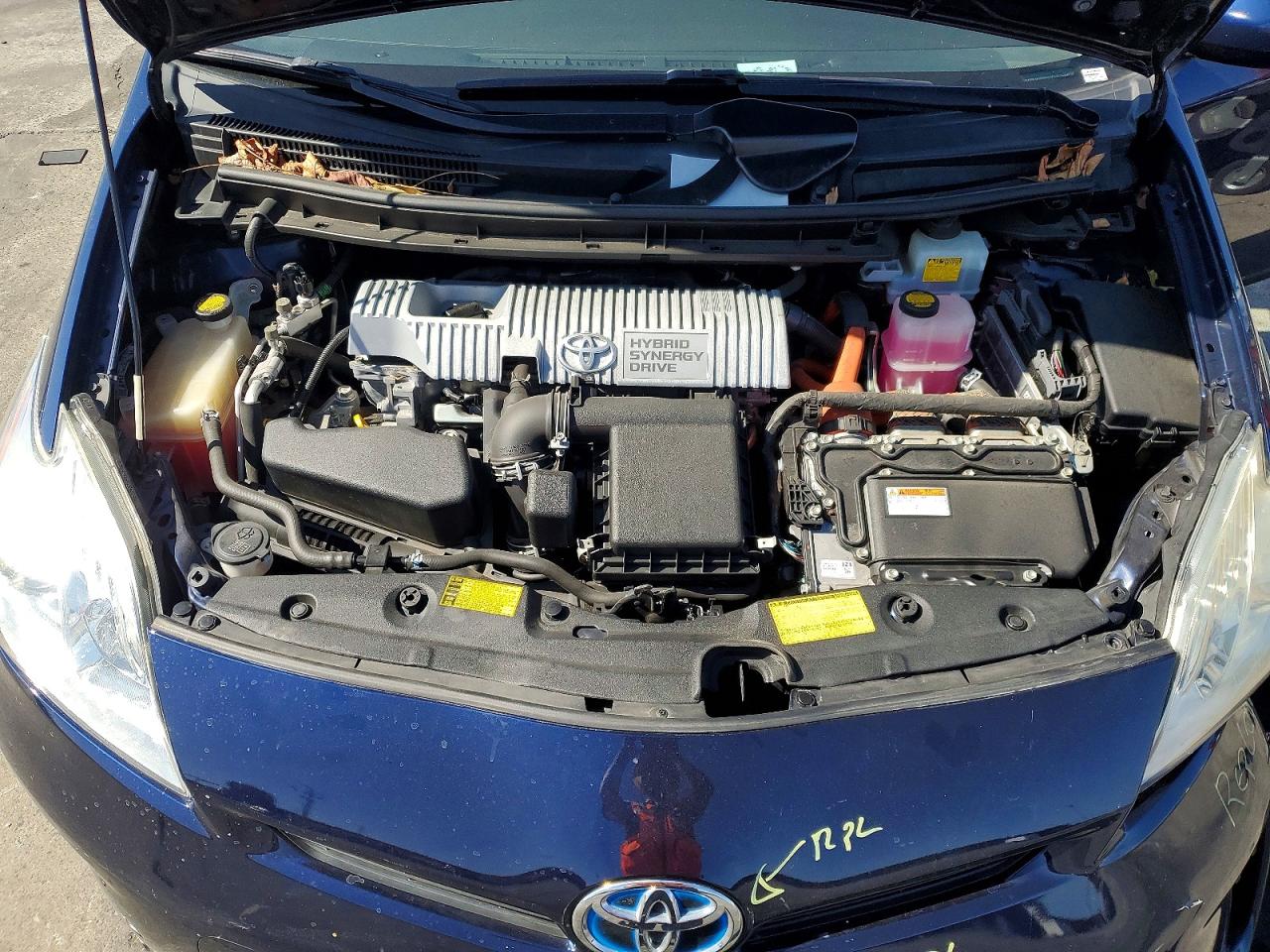 2014 Toyota Prius Two Blue vin: JTDKN3DU8E1782610