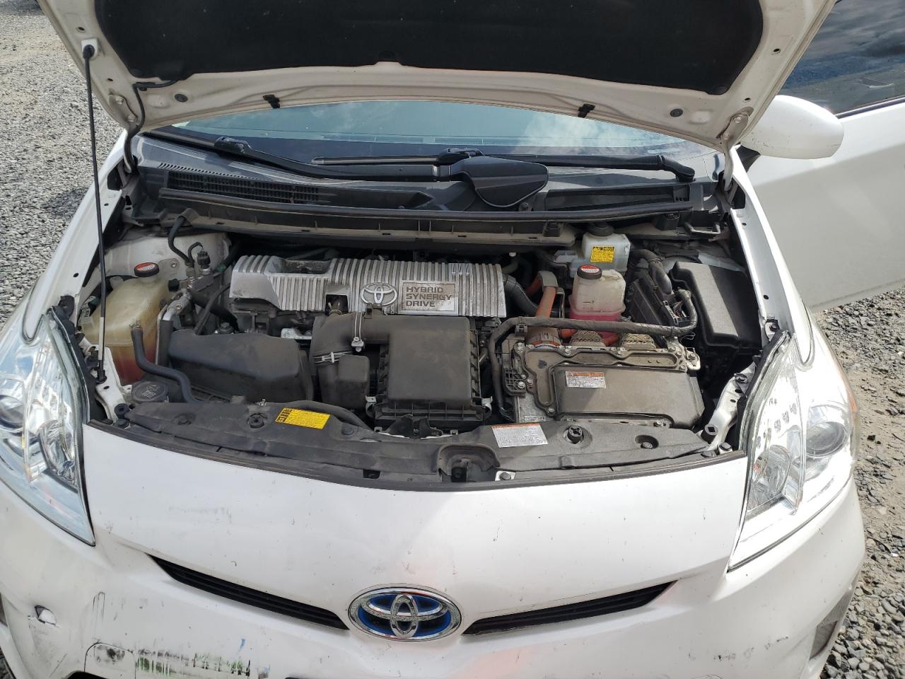 2015 Toyota Prius Белый vin: JTDKN3DU8F0416279