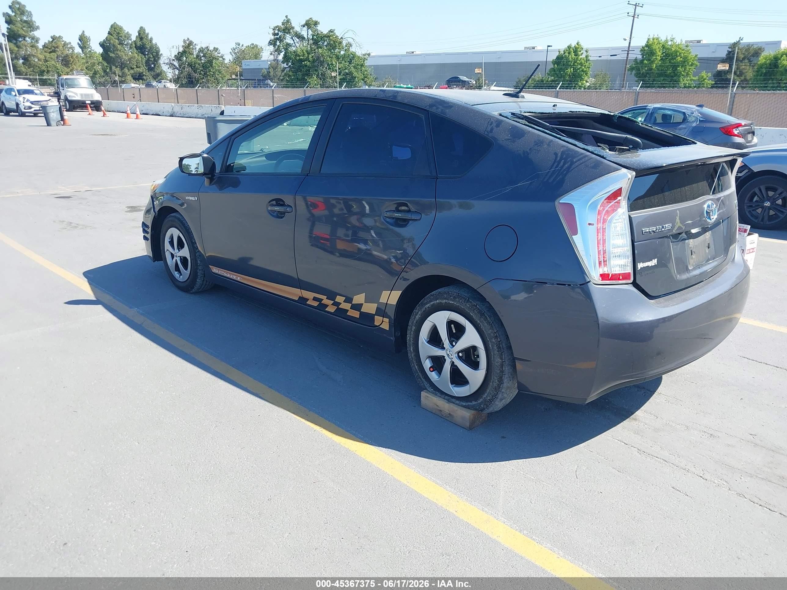 2015 Toyota Prius Four Black vin: JTDKN3DU8F0419439