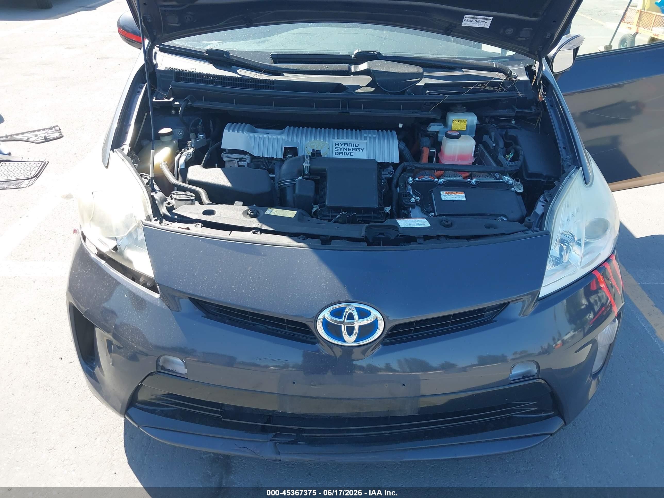 2015 Toyota Prius Four Black vin: JTDKN3DU8F0419439