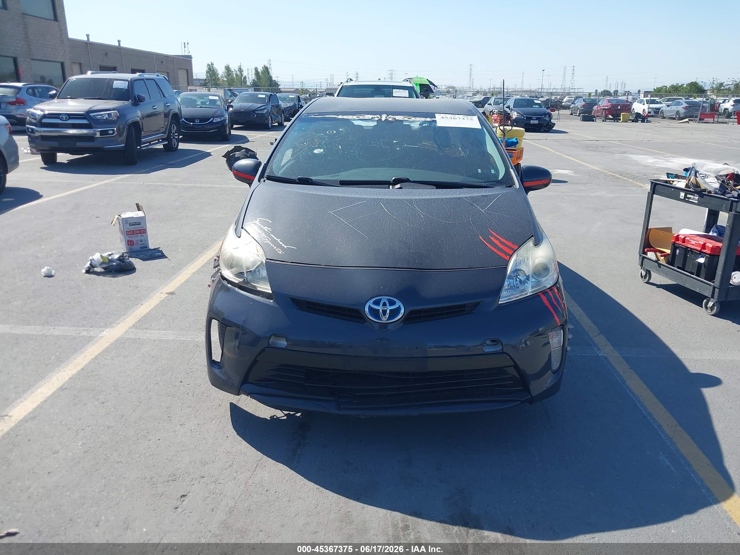 2015 Toyota Prius Four Black vin: JTDKN3DU8F0419439